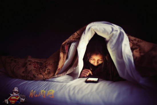 use smartphone before sleep
