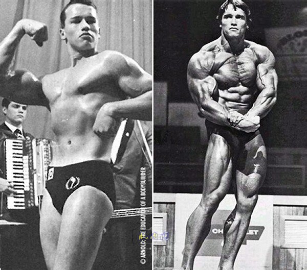arnold-schwarzenegger before and after