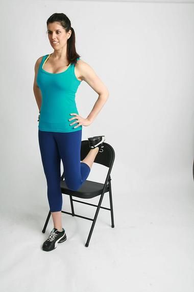 OL健身操：用一把椅子伸展全身肌肉